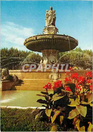 Cartes postales moderne Aix en Provence la Cite du Roy Rene la Grande Fontaine sur la Rotonde (XIXe s)