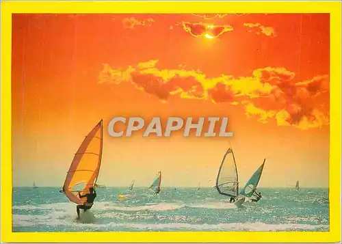 Cartes postales Autant en Emporte le Vent Planche a voile