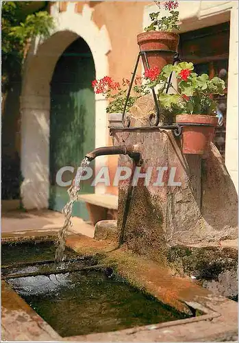 Ansichtskarte AK Village Meridional Vieille Fontaine Fleurie