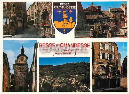 Ansichtskarte AK Besse en Chandesse Cite Medievale Image d'Auvergne Rue de la Boucherie Manoir Ste Marie le Beffr