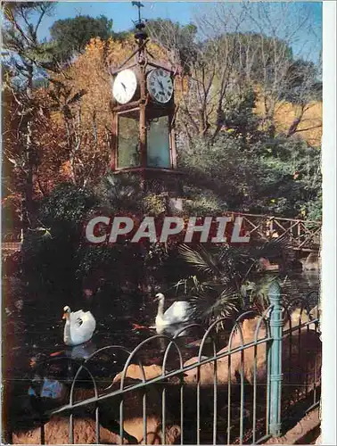 Cartes postales Roma Villa Borghese Horloge Hidraulique Cygnes