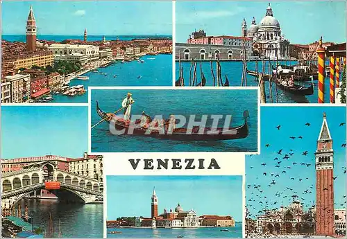 Cartes postales Venezia Bateaux
