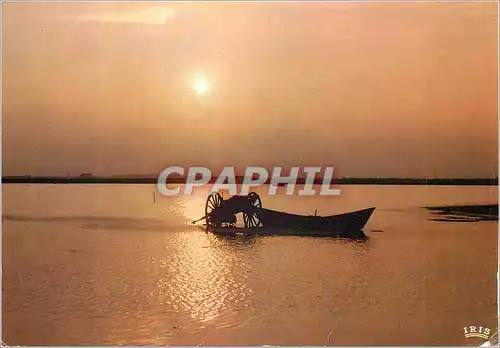 Ansichtskarte AK Coucher de Soleil sur l'Etang de Thau Cote Mediterraneenne