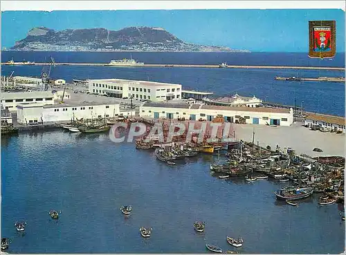 Cartes postales Algeciras (Cadis) Vue de la Baie Bateaux
