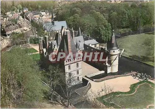 Cartes postales moderne Maintenon (E et L) an Avion au dessus le Chateau (XIVe au XIXe siecle)