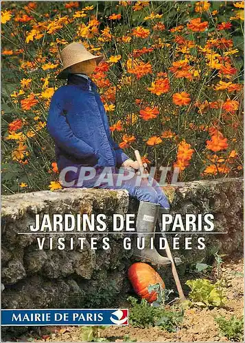 Cartes postales moderne Jardins de Paris Visites Guidees Mairie de Paris