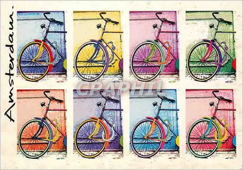 Cartes postales moderne Amsterdam Profitez en Forfait Hotel Amsterdam velo Cycle KLM