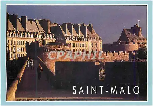 Cartes postales moderne Saint Malo (Ille et Vilaine) la Bretagne en Couleur les Remparts et la Grande Porte