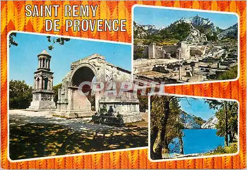 Moderne Karte Provence Souvenir de St Remy de Provence