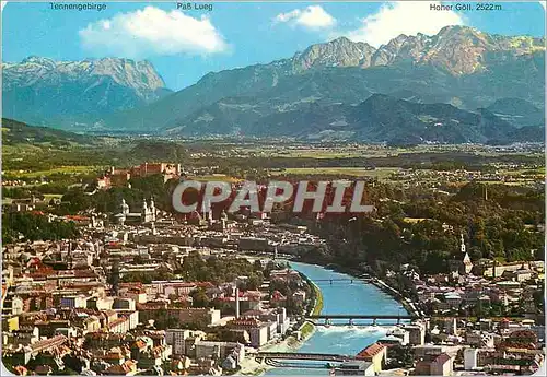 Cartes postales moderne Salzburg die Festspielstadt mit Salzach