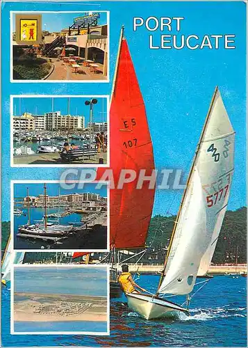 Cartes postales Port Leucate Lumiere et Couleurs de la Cote Divers Aspects Bateau Voilier