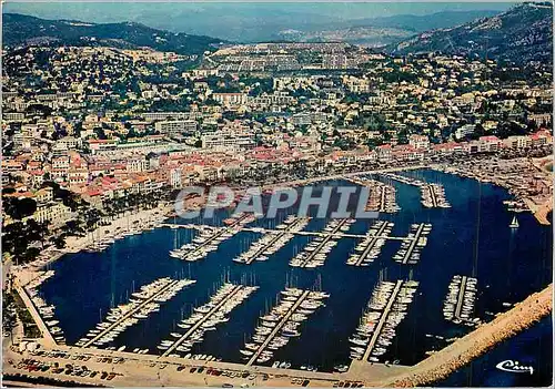 Moderne Karte Bandol (Var) Vue Generale Aerienne Bateaux