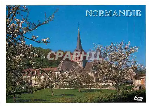 Moderne Karte Paysage de Normandie