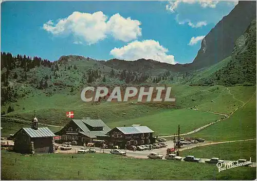 Cartes postales moderne Col des Aravis alt 1500m le Sommet du Col et la Chapelle