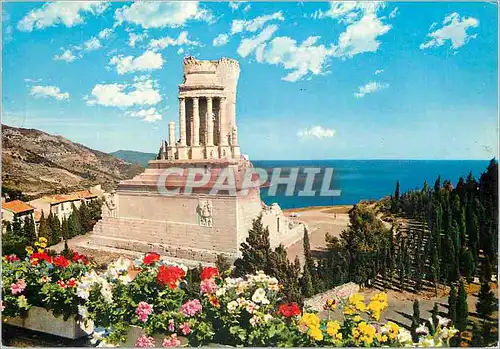 Moderne Karte La Turbie la Cote d'Azur le Trophee des Alpes Monument a la Gloire de l'Empereur Auguste (5 ans