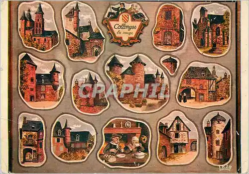 Cartes postales moderne Collonges la Route Correze Pittoresque Peinture de Mr de Lestrade