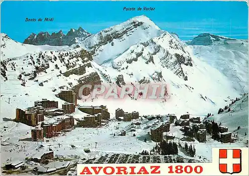 Moderne Karte Avoriaz (Haute Savoie) Labro Roques et Orzoni