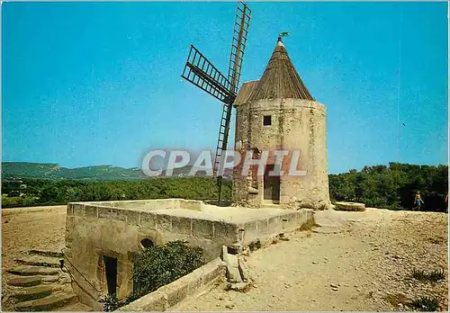 Moderne Karte Provence le Moulin de Daudet