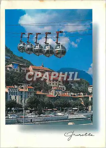 Cartes postales moderne Grenoble Isere Sainte Marie d'En Haut la Telepherique de la Bastille