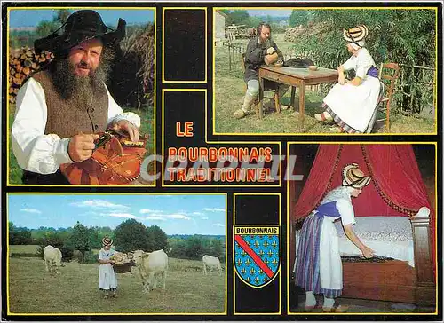 Cartes postales moderne Le Bourbonnais Traditionnel avec la Participation de M et Mme Paris