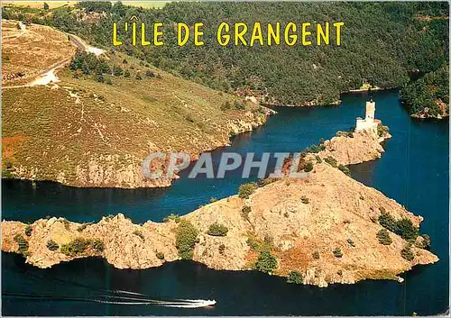 Cartes postales moderne L'Ile de Grangent les Environs de St Etienne Vue Aerienne de l'Ile de Grangent