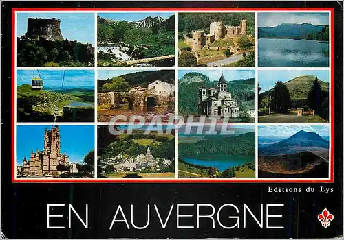 Cartes postales moderne En Auvergne Murol le Sancy Chouvigny Lac Chambon
