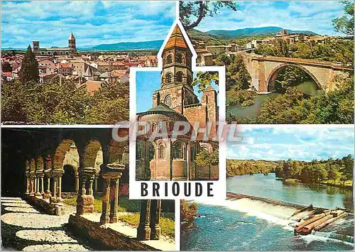 Cartes postales moderne Brioude (Haute Loire) Vue Generale Vieille Brioude Eglise Saint Julien Lavaudieu la Bajasse