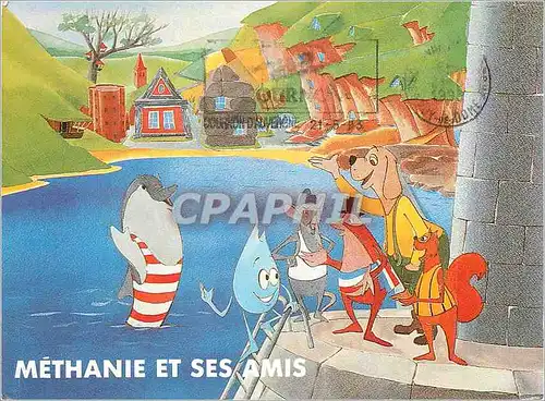 Cartes postales moderne Methanie et ses Amis Dauphin