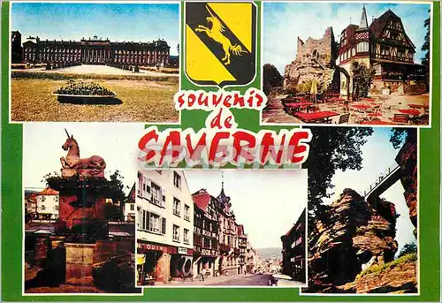 Moderne Karte Souvenir de Saverne