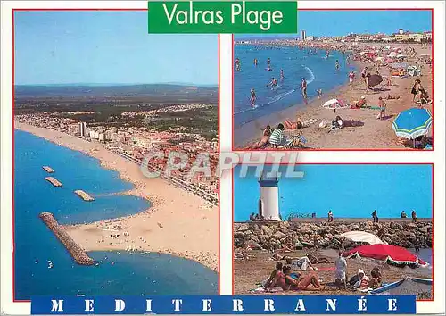 Cartes postales moderne Valras Plage (Herault) au Bord de la Mediterranee