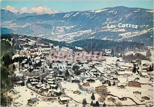 Moderne Karte Les Carroz (Haute Savoie) altitude 1140 1850m