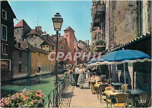 Moderne Karte Annecy (Haute Savoie) Promenade dans les Vieux Quartiers