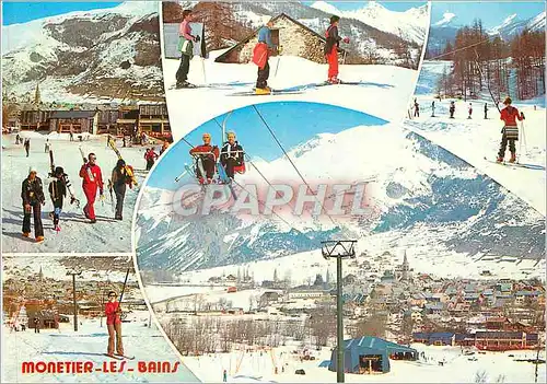 Cartes postales moderne Monetier les Bains (Hautes Alpes) alt de 1500 a 2100m