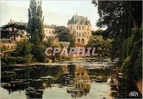 Moderne Karte Chateauroux (Indre) Les Bords de l'Indre La Prefecture Le Chateau Raoul