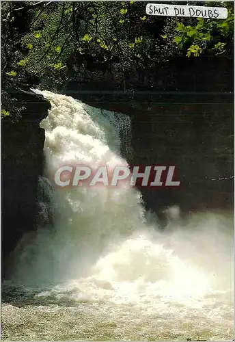 Moderne Karte Le Saut du Doubs Images de Franche Comte Frontiere Franco Suisse la Chute Ht 27 m