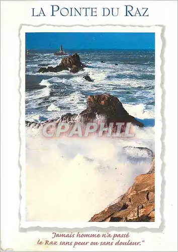 Cartes postales moderne La Pointe du Raz Plogoff Les courants du Raz de Sein