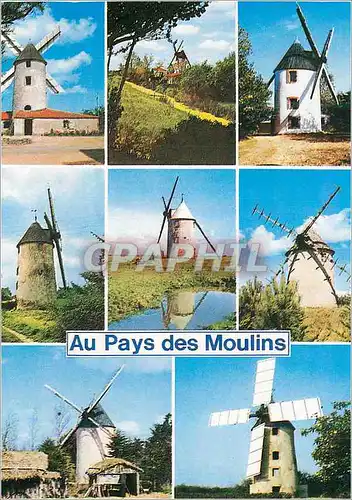 Cartes postales moderne Au Pays des Moulins