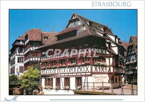 Cartes postales moderne Strasbourg (Alsace) La Maison des Tanneurs (1651)