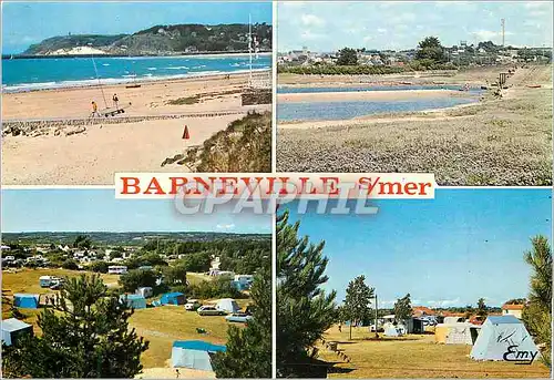 Cartes postales moderne Barneville (Manche) La Plage Le Havre Les Campings