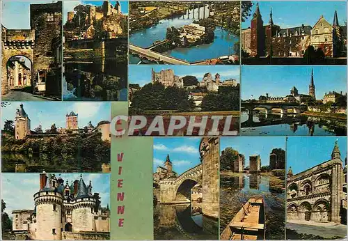 Cartes postales moderne La Vienne Touristique La Roche Posay Angles sur l'Anglin Le Viaduc de l'Isle Jourdain