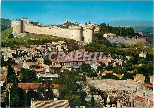 Moderne Karte Villeneuve les Avignon (Gard) Le Mont Andaon Couronne par le fort Saint Andre eleve en 1366