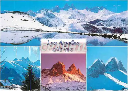 Cartes postales moderne Les Aiguilles d'Arves (alt 3510 m) En Maurienne Vallee de l'Arvan Savoie Decouverte de Sommets P