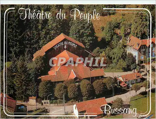 Moderne Karte Regard sur Bussang (Vosges) France Le Theatre du Peuple