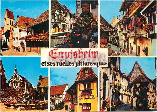 Cartes postales moderne Eguisheim (Haut Rhin) Ville Historique sur la Route du Vin d'Alsace