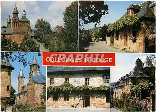 Cartes postales moderne Collonges La Rouge (Correze) Vues diverses