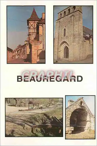 Cartes postales moderne Beauregard Eglise du XIVe Siecle Four a pain la Chalucie XVIIIe Siecle