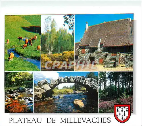 Moderne Karte Plateau de Millevaches (Creuse)