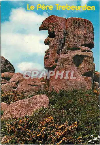 Cartes postales moderne Trebeurden Couleurs de Bretagne Le Rochet de Granit Rose