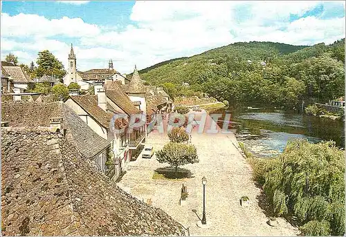 Cartes postales moderne Argentat (Correze) Au Bord de la Dordogne