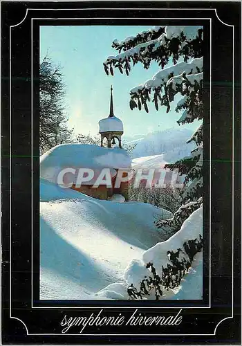 Cartes postales moderne Neige et Soleil Symphonie Hivernale